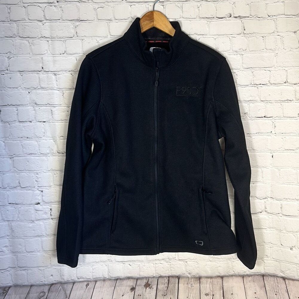 Ogio LOG727 Women Grit Fleece Jacket Full Zip size XL Zipper Pockets
